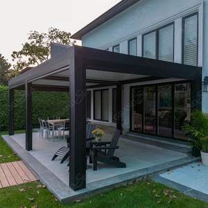 Tuin 2026 Pergola Bioclimatique Aluminium 6X3 Waterdicht Paneel Buitenshuis Elektrische Bioklimatische Aluminium Pergola - Product Image 5