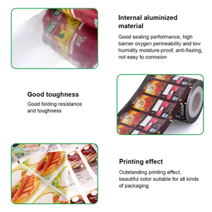 Films d'emballage alimentaire imprimés en PE laminé de haute qualité, films automatiques pour sachets de chips, films en rouleau - Product Image 5