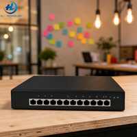 Switch Ethernet Administrado PoE+ de 8 Puertos 10/100/1000 con Presupuesto PoE de 124W y 2x 1G SFP Uplinks, Unidad de Alimentación CA, 5700-10P-PWR-LI-AC