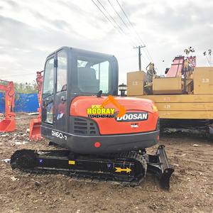 Mini-excavatrice DOOSAN DH60-7 d'occasion, modèle 2020, avec moteur et pompe Doosan, performances stables, capacité de 6 tonnes, prix bas - Product Image 2