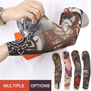 Wholesale Outdoor Sports <span class=keywords><strong>Tattoo</strong></span> Sleeve Tattooed Dacron Sun Proof <span class=keywords><strong>Arm</strong></span> Protector Korean Cycling Ice Sleeve - Product Image 3