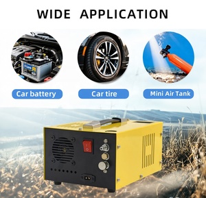 SolidTop 12V DC <strong>PCP</strong> Compressor Filter 110V 220V 4500PSI 30MPa 300Bar Oil-less Portable High Pressure <strong>Pump</strong> Scuba Dive Tanks Car - Product Image 2