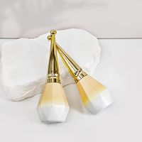 Vente en gros de flacons de gel pour ongles en verre vides, personnalisés, à facettes multiples, effet ombré