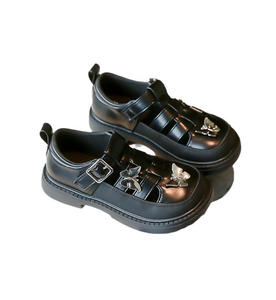 Sandales d'été en gros à bout fermé ajourées avec des papillons et semelles souples - Product Image 1