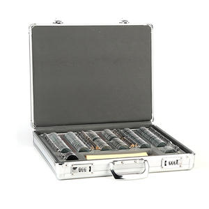 Estuche de lentes de prueba Yiyou, inglés 158, kit de optometría con esferas cóncavas de metal y cilindros, con accesorios para examen ocular - Product Image 4