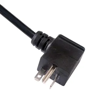 Xuanhui Factory Direct Approved 3 Pin Prong Plug Cable USA AC Cords Electric Lead US Power Cord
