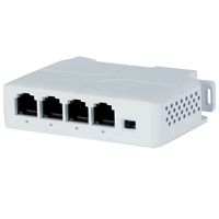 Commutateur d'extension poe 30w 100Mbps Installation sur rail DIN