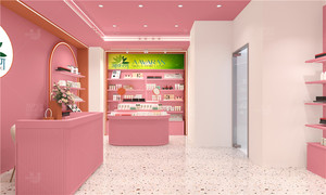 Design d'intérieur moderne pour magasin de produits médicaux, décoration tendance pour boutique de soins de la peau, aménagement personnalisé de mobilier de <span class=keywords><strong>pharmacie</strong></span> - Product Image 2