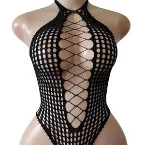 Venda quente das Mulheres Dancewear Moda desgaste Uma peça bodystocking Lingerie