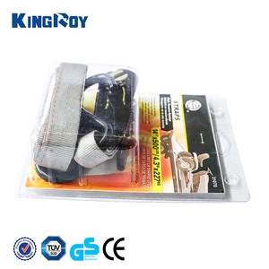 Sangle d'arrimage à cliquet pour moto KingRoy, 1 pouce (25 mm), sangles de charge robustes en polyester, certifiées EN12195, résistance à la rupture de 2400 kg - Product Image 2