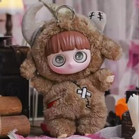 Authentique K.daydream Kiki Little Key Pendentif en peluche Elfe de nuit style gothique, objet de collection tendance en ABS de 14 cm, Boîte mystère, Cadeau d'anniversaire