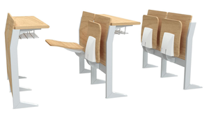Set di mobili per la scuola universitaria in acciaio moderno, - Product Image 6