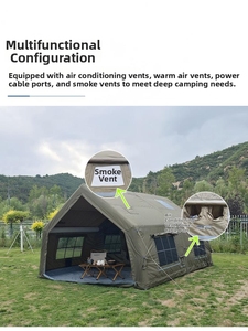 Tente de camping automatique gonflable <span class=keywords><strong>Tuki</strong></span> Super Large 17.2 quatre saisons pour l'extérieur, 3.6x4.8m, 3000mm+, technologie TC imperméable - Product Image 3