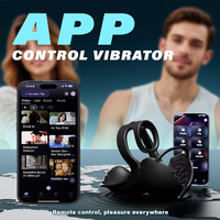 Neue APP-Fernbedienung 100% Wasserdichter Silikon Erwachsenen-Stimulator Heizender Masturbator Sexspielzeug Vibrierender Penisring für Männer
