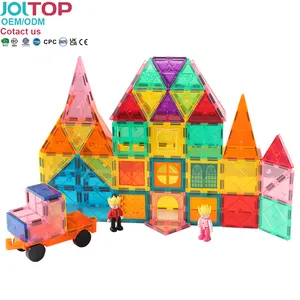 Carreaux magnétiques Jouet éducatif pour enfants Constructeur magnétique Stem Building Tile Block Jouet pour enfants