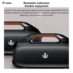Loa Bluetooth không dây Xdobo Kungfu thế hệ mới, siêu trầm 100W mạnh mẽ, chống nước IPX6, loa di động ngoài trời, sạc nhanh, âm trầm mạnh mẽ - Product Image 2