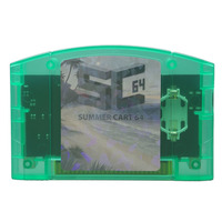 Coque transparente en plastique personnalisé PC N64 cartouche de jeu coque coupe traitement coques en plastique