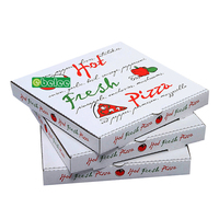 Großhandel E-Flute Bedruckte Pizza- & Sushi-Boxen mit Lackierung Fast-Food-Kartons 12 Zoll Recycelbar Einweg