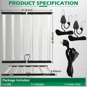 Luz Led para cultivo de 720W, accesorio de espectro completo, luces Led para cultivo, agricultura, jardín, invernadero, plantas de interior - Product Image 6