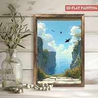 Toile d'art sur cadre en bois 20x30cm Candy Rook