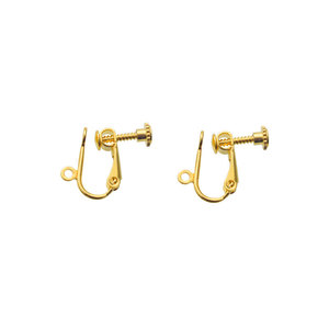 Screw <b>Ear</b> <b>Clips</b> For Women U Shape Copper Plated Earring Converters Asymmetrical Design Jewelry Accessories - Product Image 5