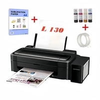 Impresora de Inyección de Tinta A4 de Escritorio Usada, L130, 4 Colores, Sublimación de Tinta, para Impresoras de Inyección de Tinta L301, L310, L313, L130