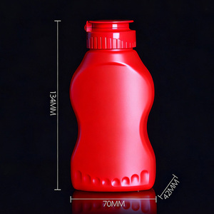 Botellas Vacías <span class=keywords><strong>de</strong></span> Plástico PP <span class=keywords><strong>de</strong></span> 250ml (8oz) <span class=keywords><strong>para</strong></span> Salsas, Color Rojo y Amarillo, con Tapa Abatible, Aptas <span class=keywords><strong>para</strong></span> Llenado en Caliente, Ideales <span class=keywords><strong>para</strong></span> Ketchup, BBQ, Chile y <span class=keywords><strong>Miel</strong></span> - Product Image 5