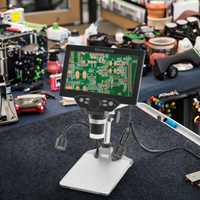 Microscope numérique USB pour la réparation de cartes mères d'ordinateurs portables, zoom 1200X, compatible avec les ordinateurs PC
