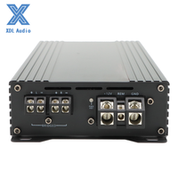 Amplificateur de puissance compact de classe D haut de gamme 500W * 2CH pour système audio de voiture égaliseurs de séparation à 2 canaux croisés largeur 103mm