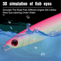 TG 300g-500g Leurre métallique de pêche en mer pour la pêche à la traîne, pour gros poissons : Bar, Maquereau espagnol, Thon, Marlin