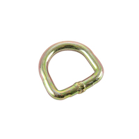 Anneau en D triangulaire forgé en acier de 2 pouces (50 mm) 5000 kg, quincaillerie métallique zinguée, pour sangle à cliquet, personnalisable, emballé