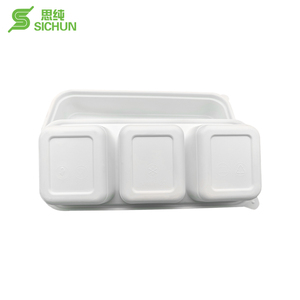 حاوية طعام مستطيلة الشكل 1 2 3 قابلة للتحلل الحيوي - Product Image 6