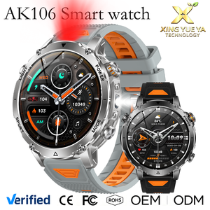 Nuevo Reloj Inteligente AK106 2026 con Batería de 1400mAh, Linterna LED, Llamadas Bluetooth, Resistencia al Agua IP68, Correa de Acero, Reloj Inteligente para Hombre - Product Image 5