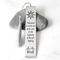Marcadores Religiosos de Metal, Accesorios de Metal con Grabado Láser Personalizado, Texto Inspirador, Papelería Metálica, Marcadores con Letras Cruzadas