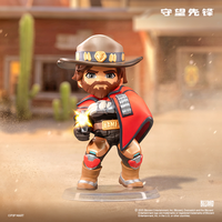 Figurine authentique POPMART Overwatch Best of Show Series, boîte mystère, jouet, décoration de table, cadeau
