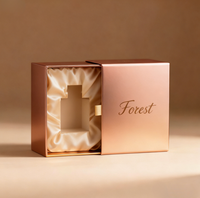 Flacon de parfum de luxe personnalisé avec coffret haut de gamme écologique personnalisé, recyclé, biodégradable, double ouverture, cadeau