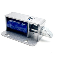 Serrure magnétique électrique à commande oblique 12V DC, bobine en cuivre résistante aux hautes températures, rétraction à l'alimentation, éjection à la coupure de courant, 10mm