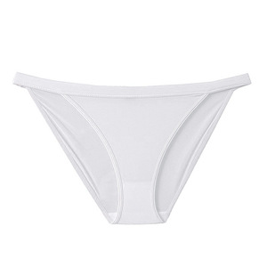 Braguitas tipo tanga de cintura baja para mujer, cómodas, transpirables, ecológicas, antibacterianas, de corte triangular, de pierna ancha, 100% algodón - Product Image 6