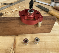 Guide de perçage vertical en alliage d'aluminium pour le travail du bois, localisateur de perçage pour emboîtements de bois ronds, positionneur de perçage