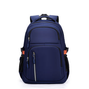 Blue Waterproof <b>Backpack</b> <b>Large</b> Capacity Travel High School College Student Bookbag Rucksack Daypack Sport Double Shoulder Bag - Product Image 6