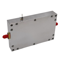 Boîtier de blindage en alliage d'aluminium 5052 6061 sur mesure, boîtier métallique pour amplificateur de signal, marquage personnalisé, service OEM