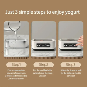 Máquina para Hacer Yogur Automática Profesional al por Mayor con Temperatura y Tiempo Ajustables y Recipiente para Preparar Pudín Helado - Product Image 4