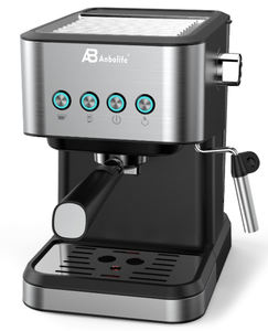 Cafetera <span class=keywords><strong>Espresso</strong></span> Semiautomática Programable Eléctrica Anbo de 20 Bares con Vaporizador de Leche para Latte y Cappuccino, para Uso en Casa, Oficina y Hotel - Product Image 1