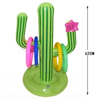 Jouets gonflables en forme de cactus, jeu de lancer d'anneau de cactus, offre spéciale
