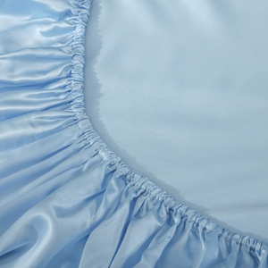 Wholesale OEKO Tex 100% Silk <strong>Fitted</strong> <strong>Sheet</strong> with <strong>Deep</strong> Pockets and Elastic Band in Drawstring Bags - Product Image 5