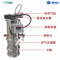 Convoyeur d'alimentation automatique par aspiration, chargeur pneumatique à vide pour matériaux en poudre et granulés avec mélangeur, machine d'emballage