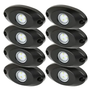 Großhandel Unter Auto 3x3W Mix RGB Farbe LED Rock Licht für Jeeps Lkw Weg Von der Straße China Direkten verkauf