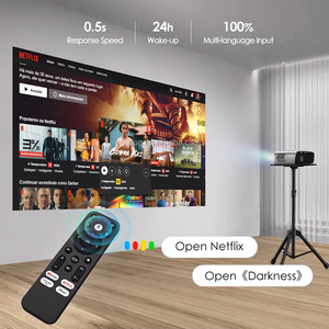 Mới được nâng cấp <span class=keywords><strong>Android</strong></span> 14 máy chiếu 15500 Lumens Độ sáng cao CE chứng nhận di động nhà hát văn phòng 4k Máy Chiếu Thông Minh - Product Image 4