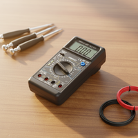 Multimeter Digital Digital LCD AC/DC kualitas tinggi Multimeter Digital tegangan 750/1000V penguji Ohm pengukur Amper