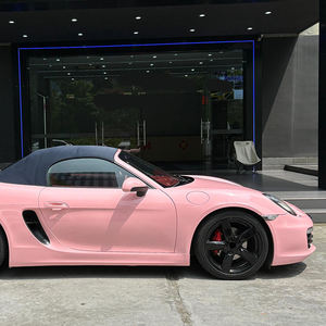 Cristallo lucido rosa rosa rosa giovane collezione avvolgente auto in vinile auto adesivi per la carrozzeria cambia colore per il veicolo - Product Image 3